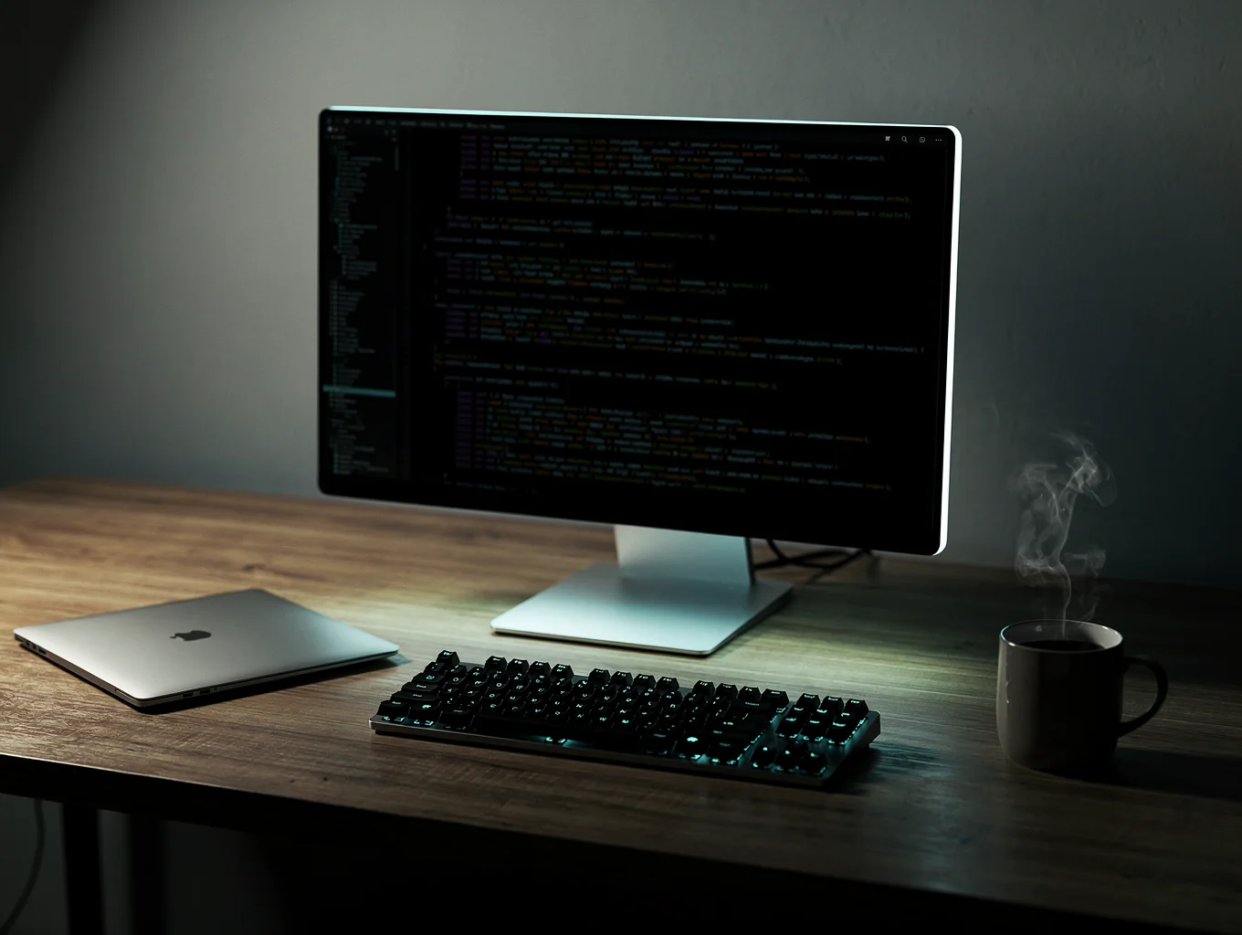 Web development and coding process